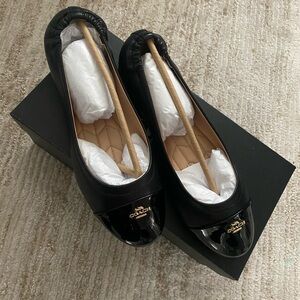 Coach Glossy Black Women's Loafers